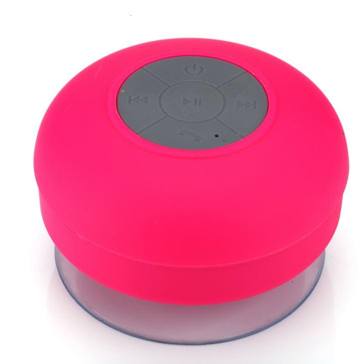 Bluetooth Shower Speaker колонка MP3 для душу водонепроникна BTS-06 Pink, фото 1