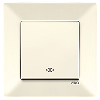 Перемикач перехресний VIKO Meridian Крем (90970231)