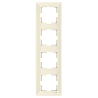 Четверта вертикальна рамка VIKO Meridian Крем (90979014)