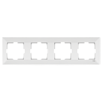 Четверта горизонтальна рамка VIKO Meridian Білий (90979024)