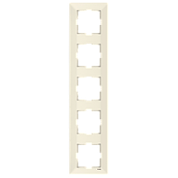 П'ятерна вертикальна рамка VIKO Meridian Крем (90979015)