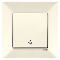 Кнопковий вимикач VIKO Meridian Крем (90970203)