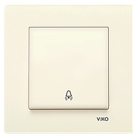 Кнопка дзвінка VIKO Karre Крем (90960106)