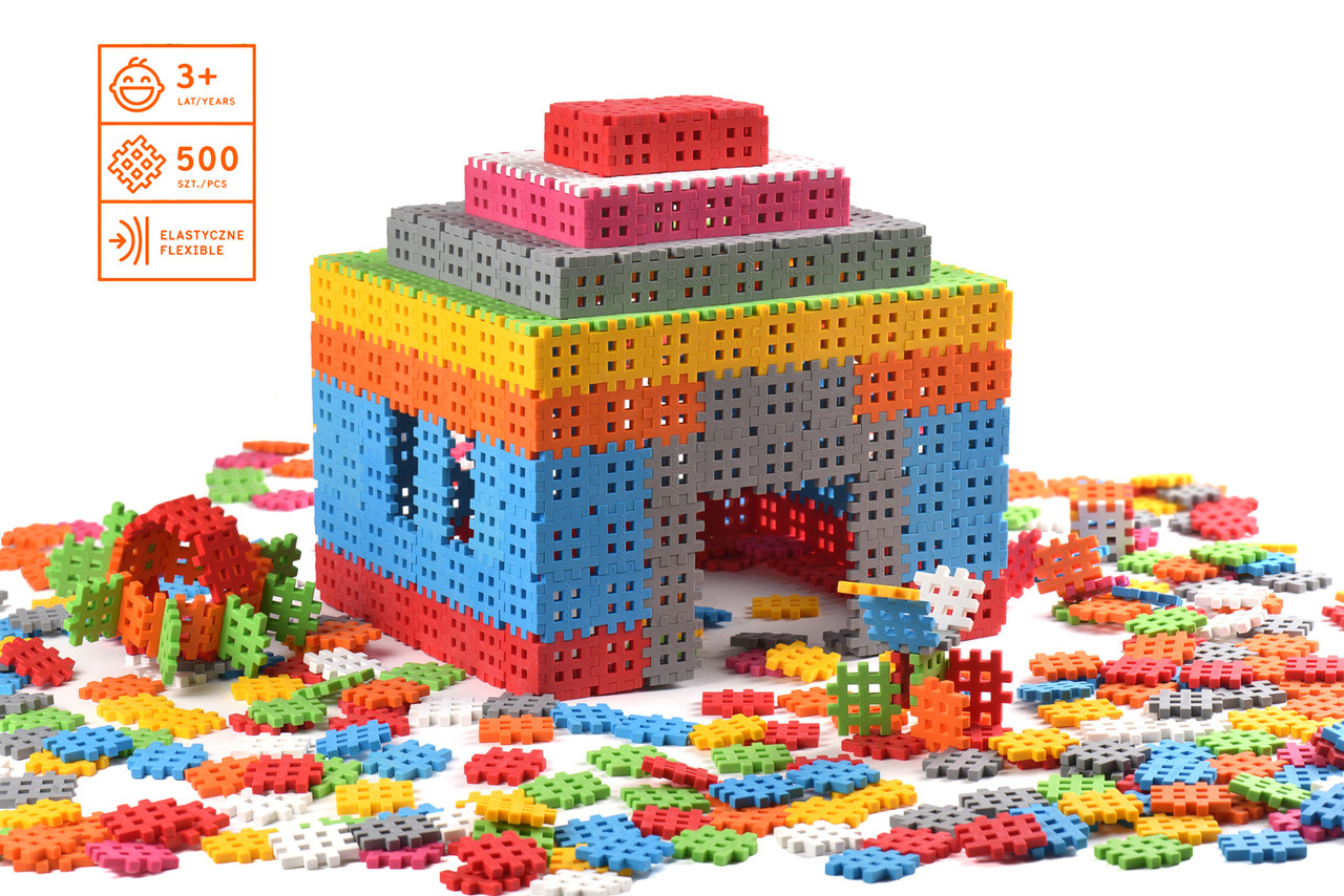 Дитячий конструктор "Міні вафлі" 500 елементів, фото 1