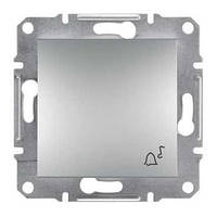 Кнопка Дзвінок Schneider Electric Asfora Алюміній EPH0800161