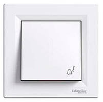 Кнопка Дзвінок Schneider Electric Asfora Білий EPH0800121