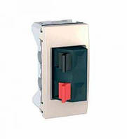 Аудіорозетка 1 модуль Schneider Electric Unica Слонова кістка MGU3.487.25