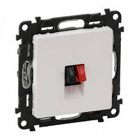 Аудіорозетка одинарна Legrand Valena Life Біла (753472)