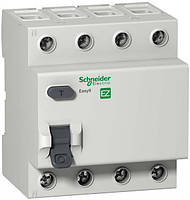 Диференціальне реле (УЗО) Schneider Electric EASY9 4P AC 100mA 40А EZ9R54440