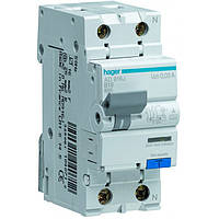 Диференціальний автоматичний вимикач Hager 1+N 40A 30 mA B 6 КА A 2 м AD940J