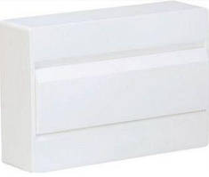 Щит накладний із білими дверцятами 12 модулів Hager COSMOS VD112PD