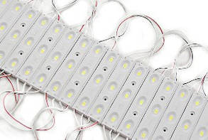 Світлодіодний модуль M-5730SMD3CW-12 холодний білий IP67 Код.57578, фото 4