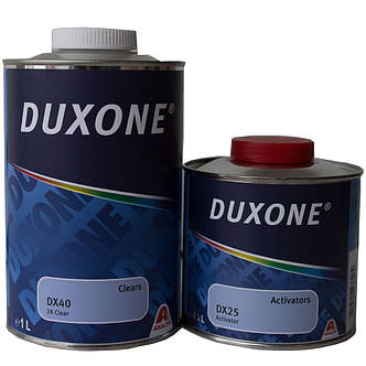 Лак акриловий Duxone DX40 1л з затверджувачем DX25 0,5л, фото 2