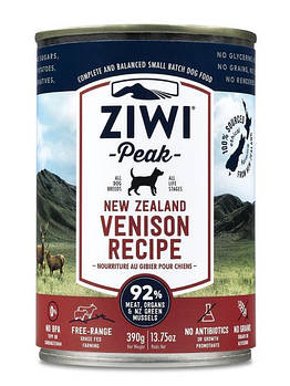 Ziwi Peak Moist Venison For Dogs - консерви для собак (оленина) 390г.