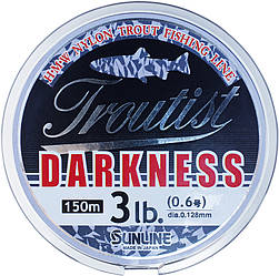 Леска Sunline Troutist Darkness HG 150м 0.148 мм