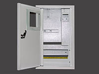 Внутренний металлический распределительный шкаф на 10 автоматов +УЗО під однофазні лічильники