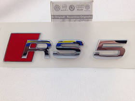 Ємблема на багажник Audi A5/S5/ RS5 Нова Оригінальна 
