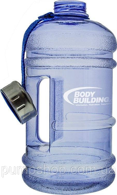 Бутылка для воды 2,2 л Bodybuilding голубая - фото 1 - id-p546700814