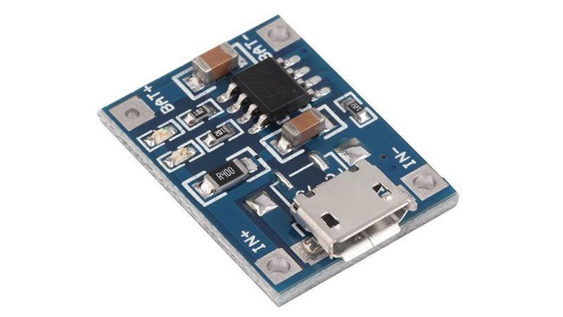 

Контроллер заряда micro USB Li-Ion TP4056 (10530)