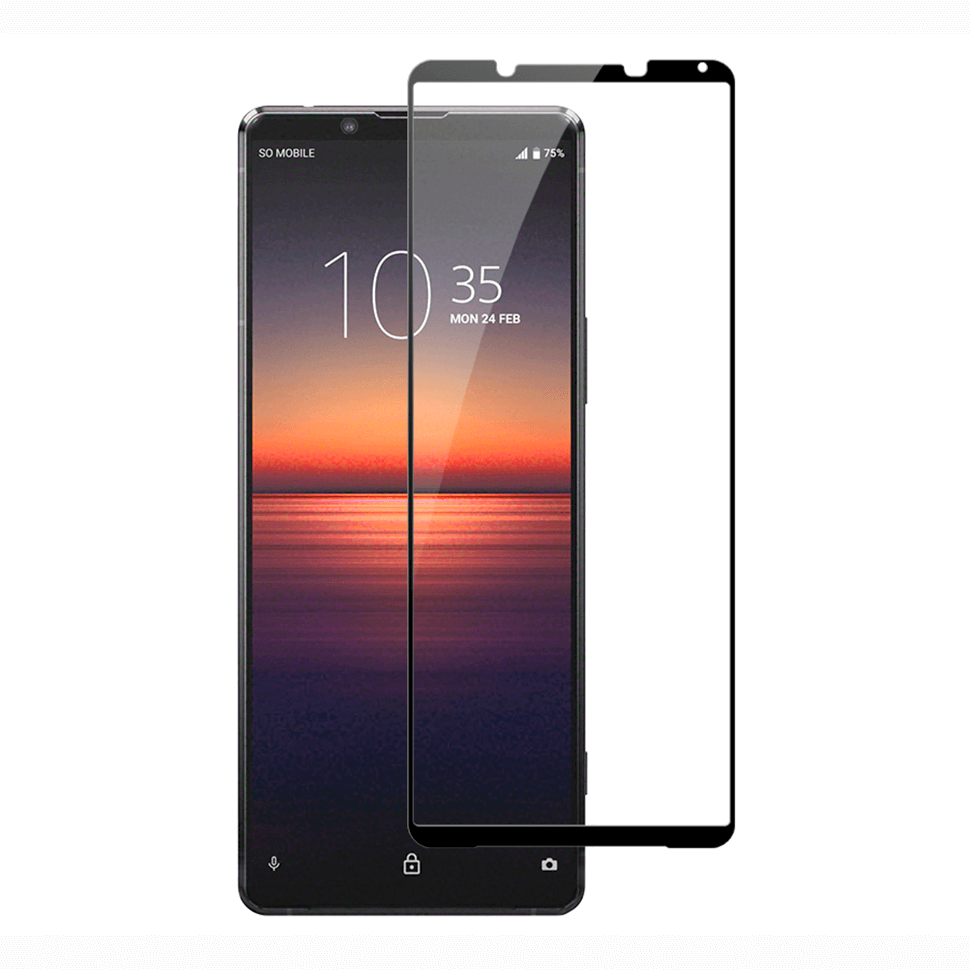 

Защитное 3D Full Glue стекло ProPlus для Sony Xperia 1 III (Mark 3) Black, Черный