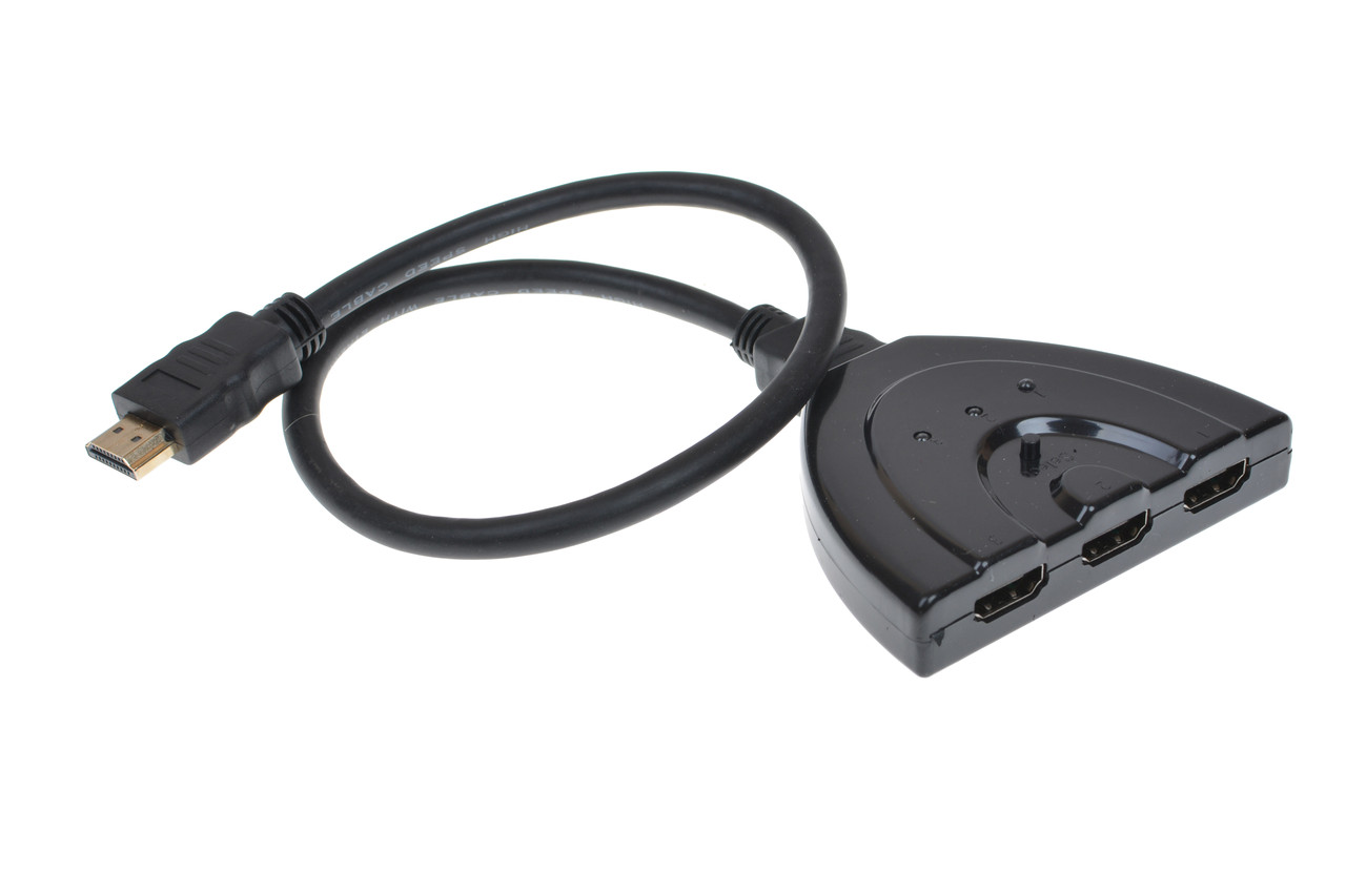 З'єднувач Switch на 3 Hdmi з перемикачем, фото 1
