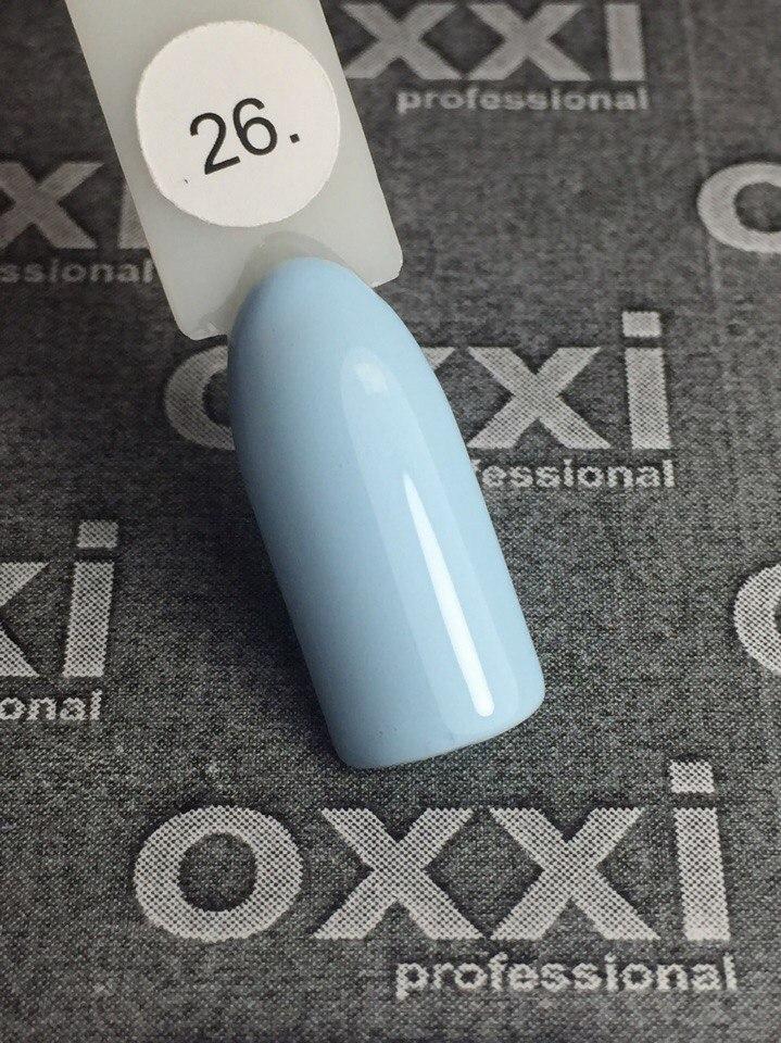 Гель-лак Oxxi Professional № 26 (светло-голубой), 10 мл (ID#546973114 ...