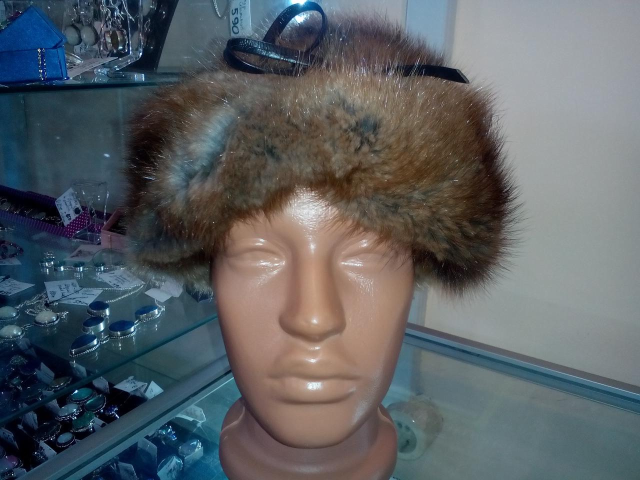 Хутряна шапка з ондатри., фото 1