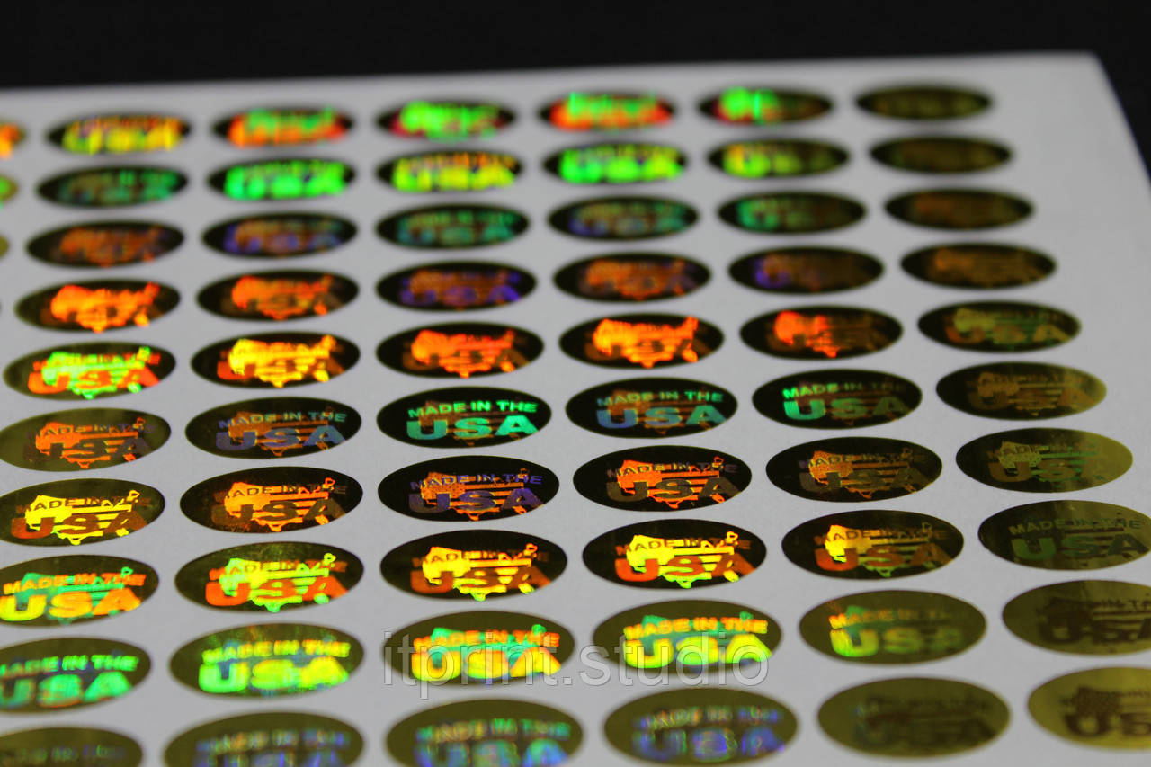 Овальні золотисті MADE IN USA 13 мм