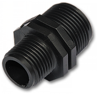 Соединитель редукционный с наружными резьбами 3/4" и 1/2"