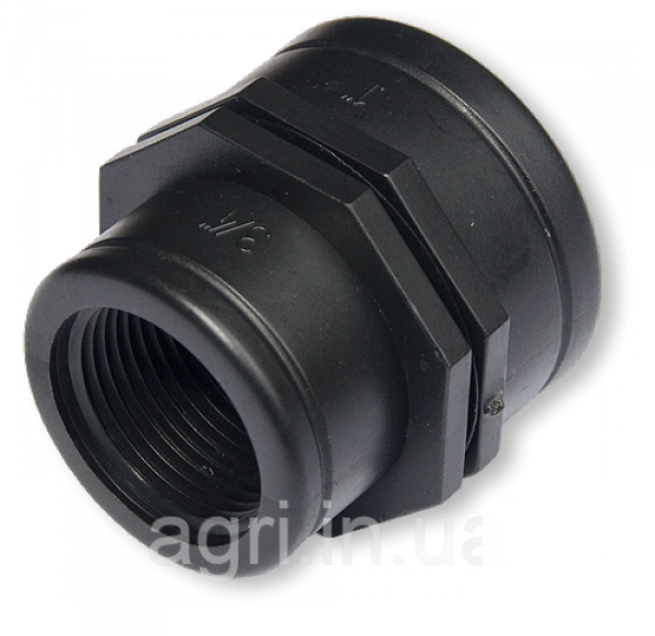 З'єднувач редукційний із двома внутрішніми різзю 3/4" і 1/2"