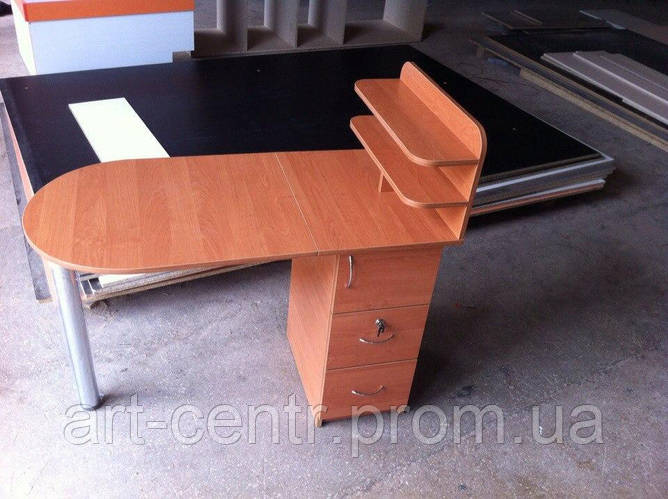 Купить Маникюрный стол с полочками со складной столешницей и ...