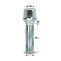 Болт колесный 074177 Z M14X1,5X45 Цинк Конус с выступом ключ 17 мм