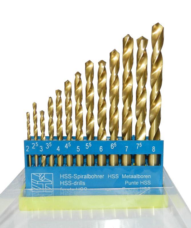 Набір свердел по металу з титановим покриттям Sigma 1214041 13шт