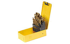 Набір свердел по металу з титановим покриттям hss-tin Sigma 1214411 25шт