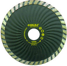 Круг алмазний по залізобетону "турбоволна" Sigma 1923221 115мм