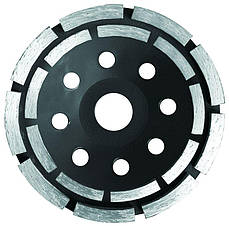 Круг алмазний Sigma 1912121 115 мм сегментний шліфувальний(2 ряди)