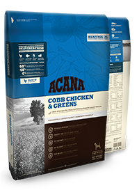 ACANA COBB CHICKEN & GREENS 11,4 кг - сухой корм для взрослых собак с курицей