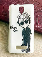 Силіконовий чохол-накладка "Share one" для Lenovo А2010