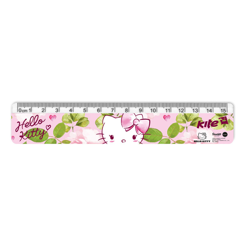 Лінійка пластикової Kite Hello Kitty HK17-090