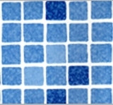 ПВХ пленка для бассейна SBG 160 Мозаика синяя (ширина 1,65м) - фото 1 - id-p36934391