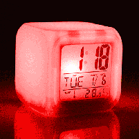 Годинник світний кубик CX-508, фото 2