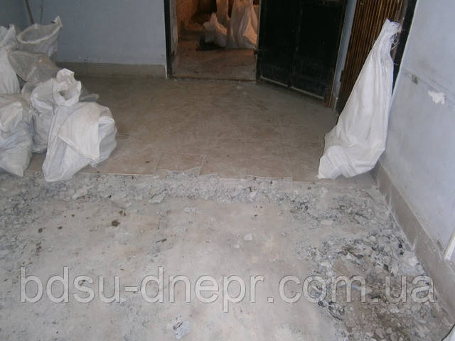 Демонтаж підлоги у Дніпрі фото