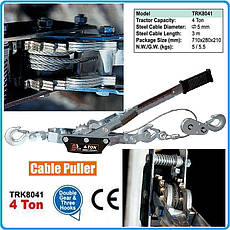 Лебідка ручна Torin TRK8041 4 т, фото 4