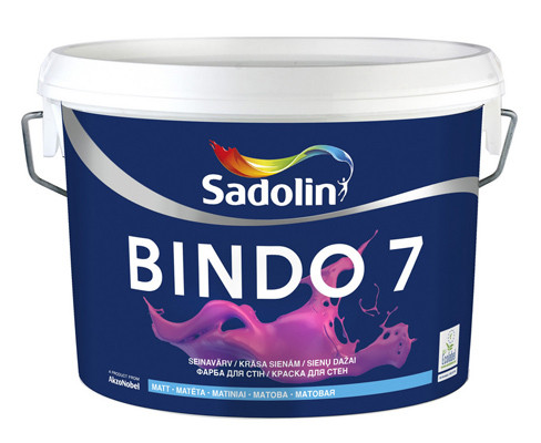Bindo 7 10л - матовая интерьерная моющаяся краска - фото 2 - id-p547163956