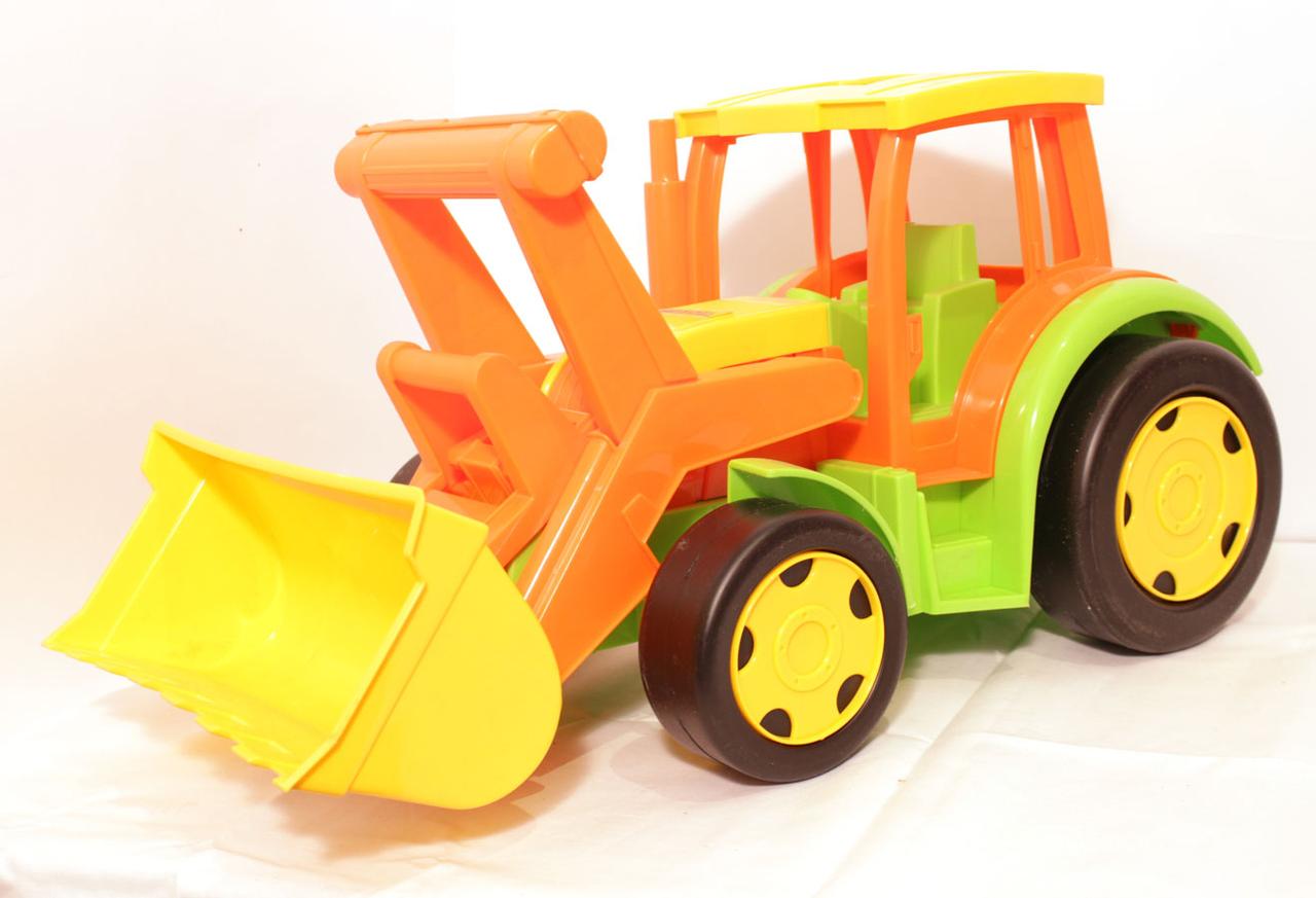 Купить Большой игрушечный трактор Гигант с ковшом (без картона) (66005 ...
