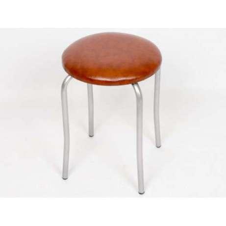 Табурет м'який з металевими ніжками Bianco