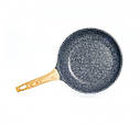 Сковорода "Spotty Stone" 24х5.5см з індукційним дном алюмінієва з кам'яним антипригарним покриттям Fissman, фото 4