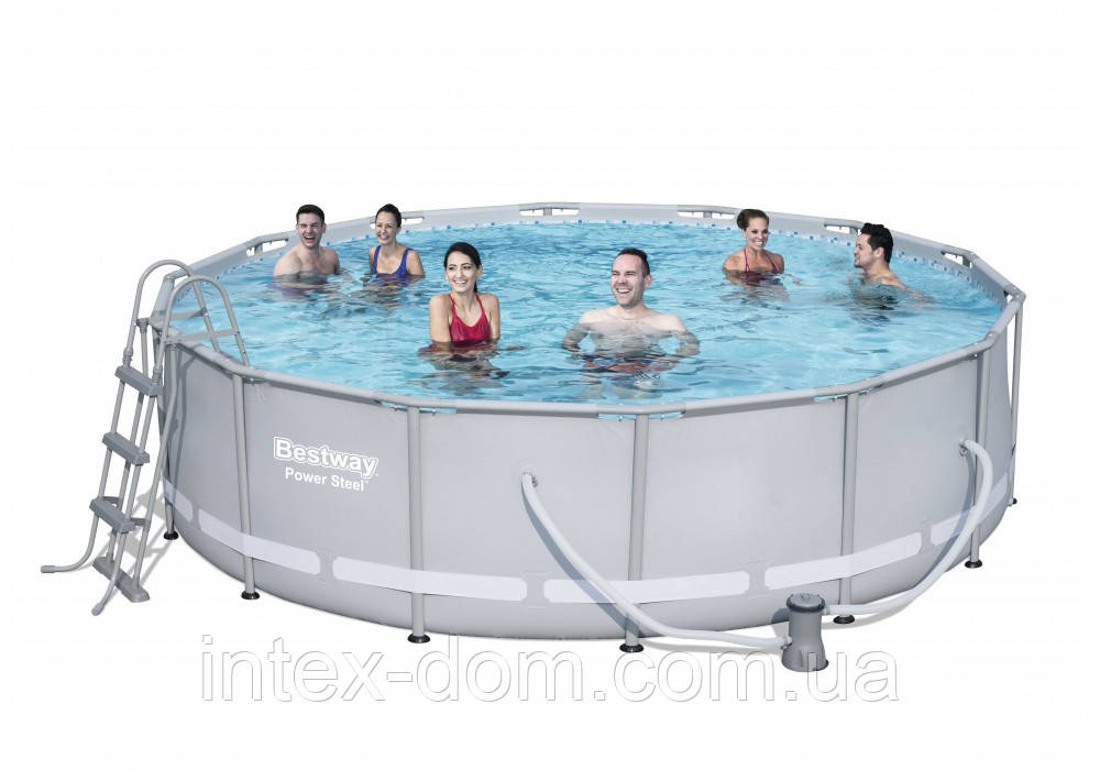 BESTWAY 56641, КАРКАСНИЙ БАСЕЙН 427 см х107 см STEEL POWER FRAME