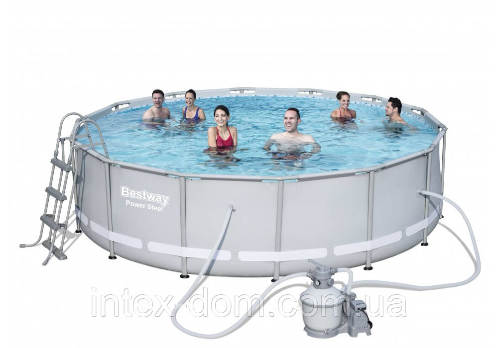 BESTWAY 56644BW, КАРКАСНИЙ БАСЕЙН 427 см х107 смPOWER STEEL FRAME