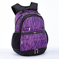 Рюкзак ортопедичний шкільний бузковий для дівчинки на два відділення великий Dolly 372 37х44х25 см, фото 2